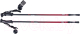 Палки для скандинавской ходьбы Tech Team Yeti 2-х секционные (115-135см, красный) - 