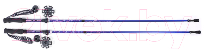 Трекинговые палки Tech Team Edelweis 5-ти секционные (36-135см, фиолетовый)