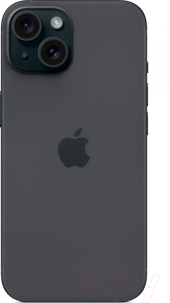 Смартфон Apple iPhone 15 128GB Dual Sim / A3092 (черный)