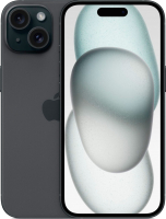 Смартфон Apple iPhone 15 128GB Dual Sim / A3092 (черный) - 