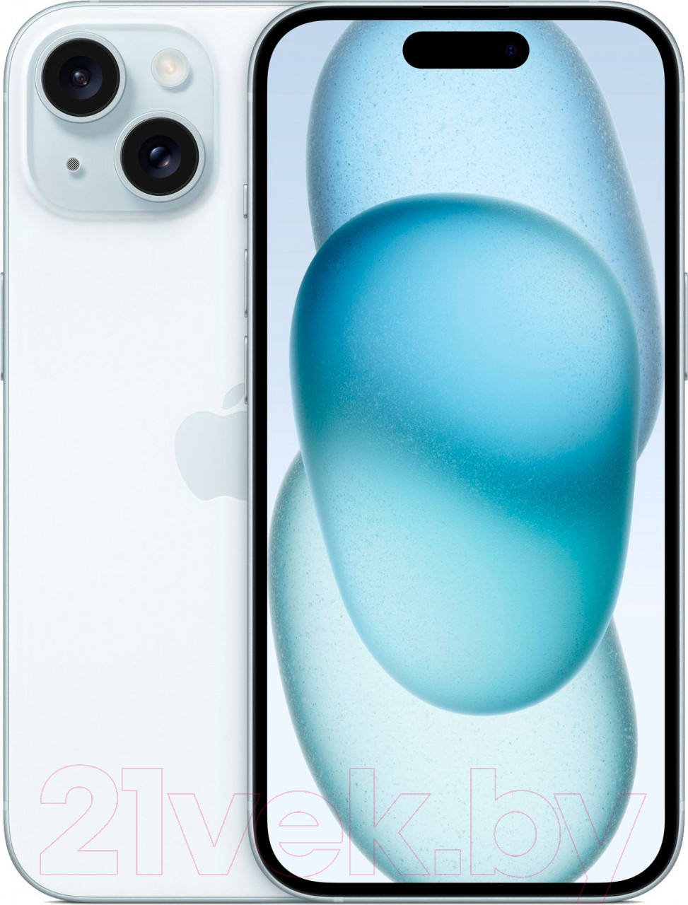 Смартфон Apple iPhone 15 128GB Dual Sim / A3092 (синий)