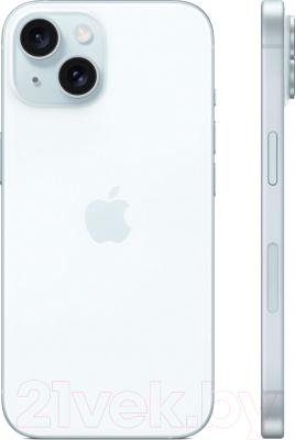 Смартфон Apple iPhone 15 128GB Dual Sim без e-sim / A3092 (синий)