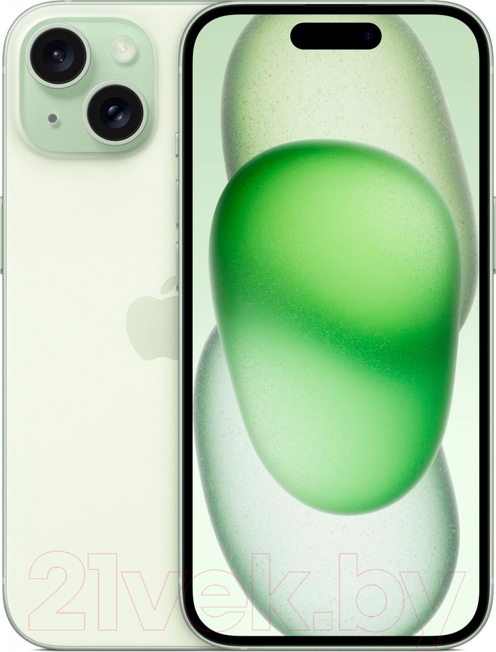Смартфон Apple iPhone 15 128GB Dual Sim / A3092 (зеленый)