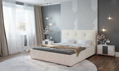 Двуспальная кровать Natura Vera Стефано с ПМ 160x200 (Maxx 100)