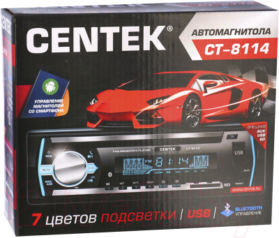 Бездисковая автомагнитола Centek СТ-8114