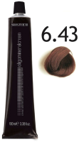 Крем-краска для волос Selective Professional Oligomineral Cream 6.43 / 86643 (100мл, темный блонд золотисто-медный) - 