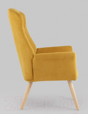Кресло мягкое Stool Group Парлор / QH-8337K (желтый)