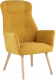 Кресло мягкое Stool Group Парлор / QH-8337K (желтый) - 