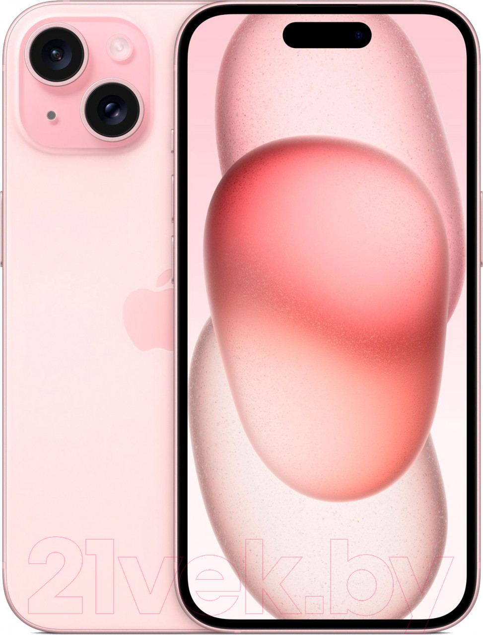 Смартфон Apple iPhone 15 256GB Dual Sim / A3092 (розовый)