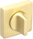 Фиксатор дверной защелки Cebi WC SQ PC35 (матовое золото полимер) - 