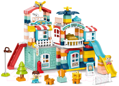 Конструктор Kids Home Toys Загородный домик. 2 варианта сборки 188-A38 / 9655731 (215эл)