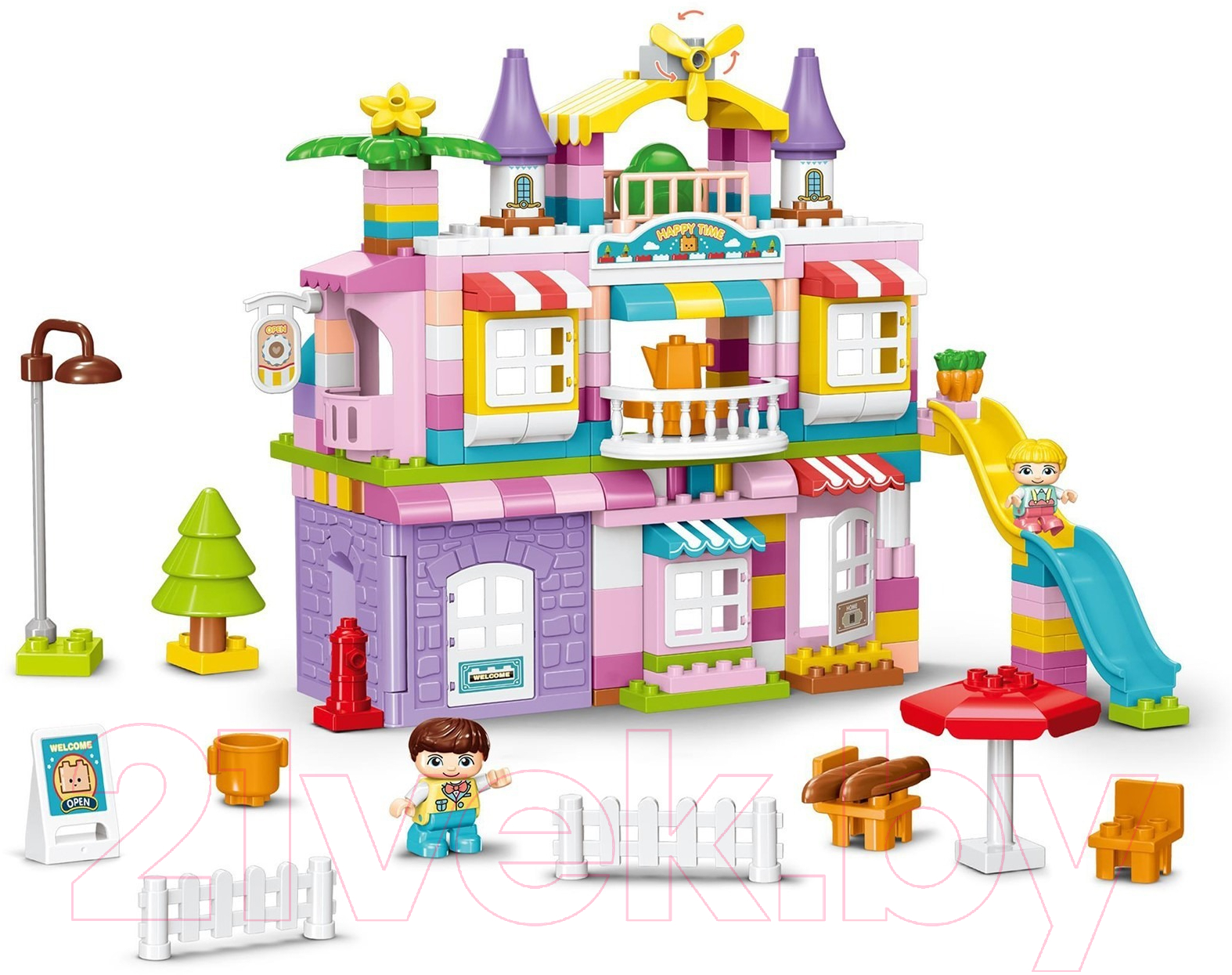 Конструктор Kids Home Toys Чудесный дом. 2 варианта сборки 188-A44 / 9655737