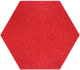 Акустический поролон Echo Slayer ES-Hexagon (красный) - 