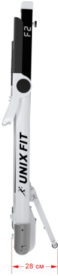 Изображение товара Электрическая беговая дорожка UNIX Fit Hi-tech F2 Arctic Ice / TDHTF2A