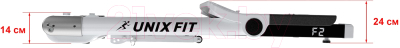 Изображение товара Электрическая беговая дорожка UNIX Fit Hi-tech F2 Arctic Ice / TDHTF2A