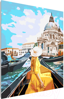 Картина по номерам PaintLine Девушка в Венеции / 2037718621447