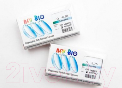 Комплект контактных линз Bio-Luc Thin 3 Months гидрогелевая трехмесячная Sph-2.50