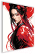 Картина по номерам PaintLine Японская девушка в красном кимоно / 2038586777229 - 