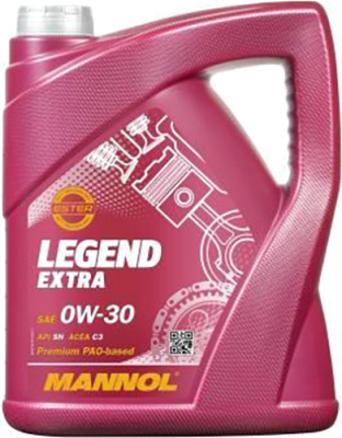 Моторное масло Mannol Legend Extra 0W30 SN C2/C3 / MN7919-4 (4л)