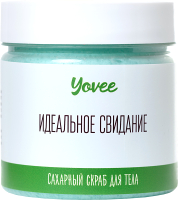 Скраб для тела Yovee Освежающий с ароматом зеленого чая и мяты / 722301 (200г) - 