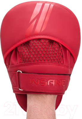 Боксерские лапы Insane Oro / IN23-FP01 (красный)