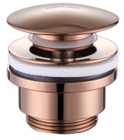 Донный клапан Abber AF0011RG (розовое золото) - 