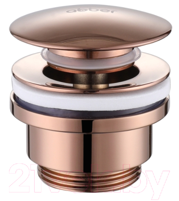 Донный клапан Abber AF0011RG (розовое золото)