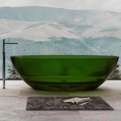 Ванна из полиэфирной смолы Abber Kristall AT9702 Emerald (зеленый)