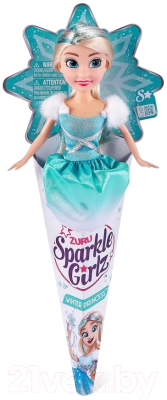 Кукла Zuru Sparkle Girlz Зимняя принцесса в конусе / 10017BQ2