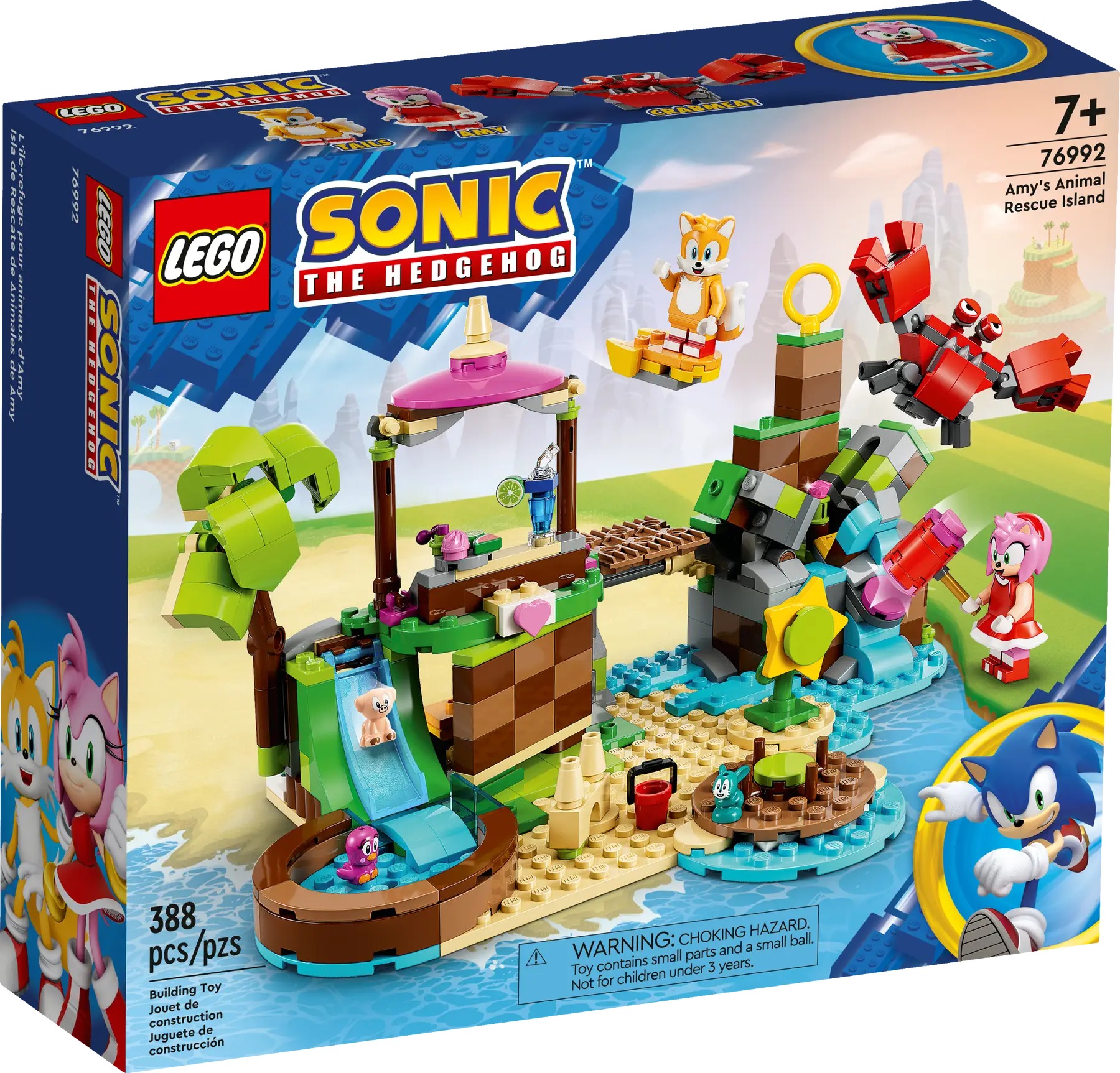 Конструктор Lego Sonic Остров спасения животных Эми 76992