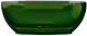 Ванна из полиэфирной смолы Abber Kristall AT9703 Emerald (зеленый) - 
