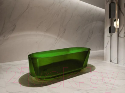Ванна из полиэфирной смолы Abber Kristall AT9706 Emerald (зеленый)