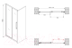 Миниатюра изображения товара Душевая дверь Abber Schwarzer Diamant AG30130BMH