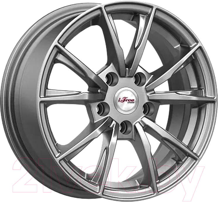 Литой диск iFree Сион 15x6.5" 5x114.3мм DIA 66.1мм ET 43мм Хай вэй