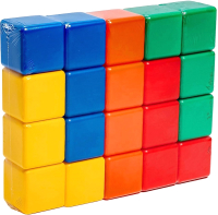 Развивающий игровой набор Соломон  Набор цветных кубиков / 1200606 (20шт) - 