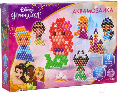 Развивающая игра Эврики Аквамозаика. Princess. Принцессы / 5511901