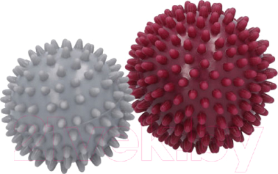 Комплект массажных мячей KETTLER 3U3LM31CD3 / 118718-JA (малиновый/серый)