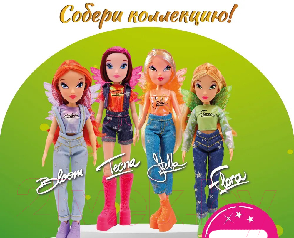 Кукла Witty Toys Winx Club Стелла в джинсах с крыльями / IW01322203