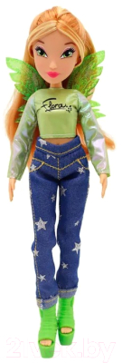 Кукла Witty Toys Winx Club Флора в джинсах с крыльями / IW01322202
