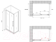 Миниатюра изображения товара Душевой уголок Abber Schwarzer Diamant AG30110H-S60