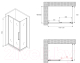 Миниатюра изображения товара Душевой уголок Abber Schwarzer Diamant AG30120BH-S50B