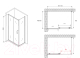 Миниатюра изображения товара Душевой уголок Abber Schwarzer Diamant AG301005-S505