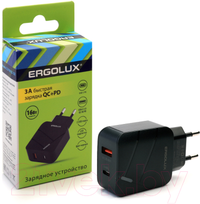 Адаптер питания сетевой Ergolux ELX-РA01QC-C02
