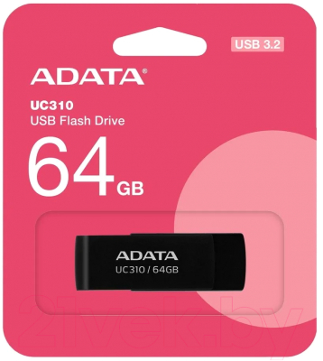 Usb flash накопитель A-data UC310 64GB (UC310-64G-RBK)