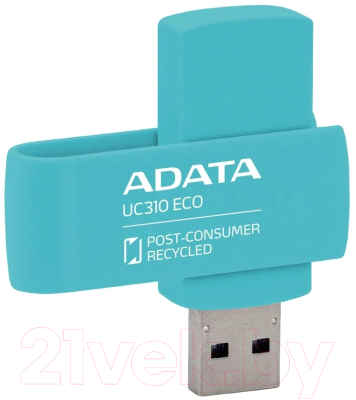 Usb flash накопитель A-data UC310 Eco 64GB (UC310E-64G-RGN)