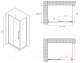 Миниатюра изображения товара Душевой уголок Abber Schwarzer Diamant AG30100BH-S60B