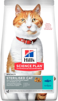Сухой корм для кошек Hill's Science Plan Young Adult Sterilised Cat Tuna / 607283 (3кг) - 