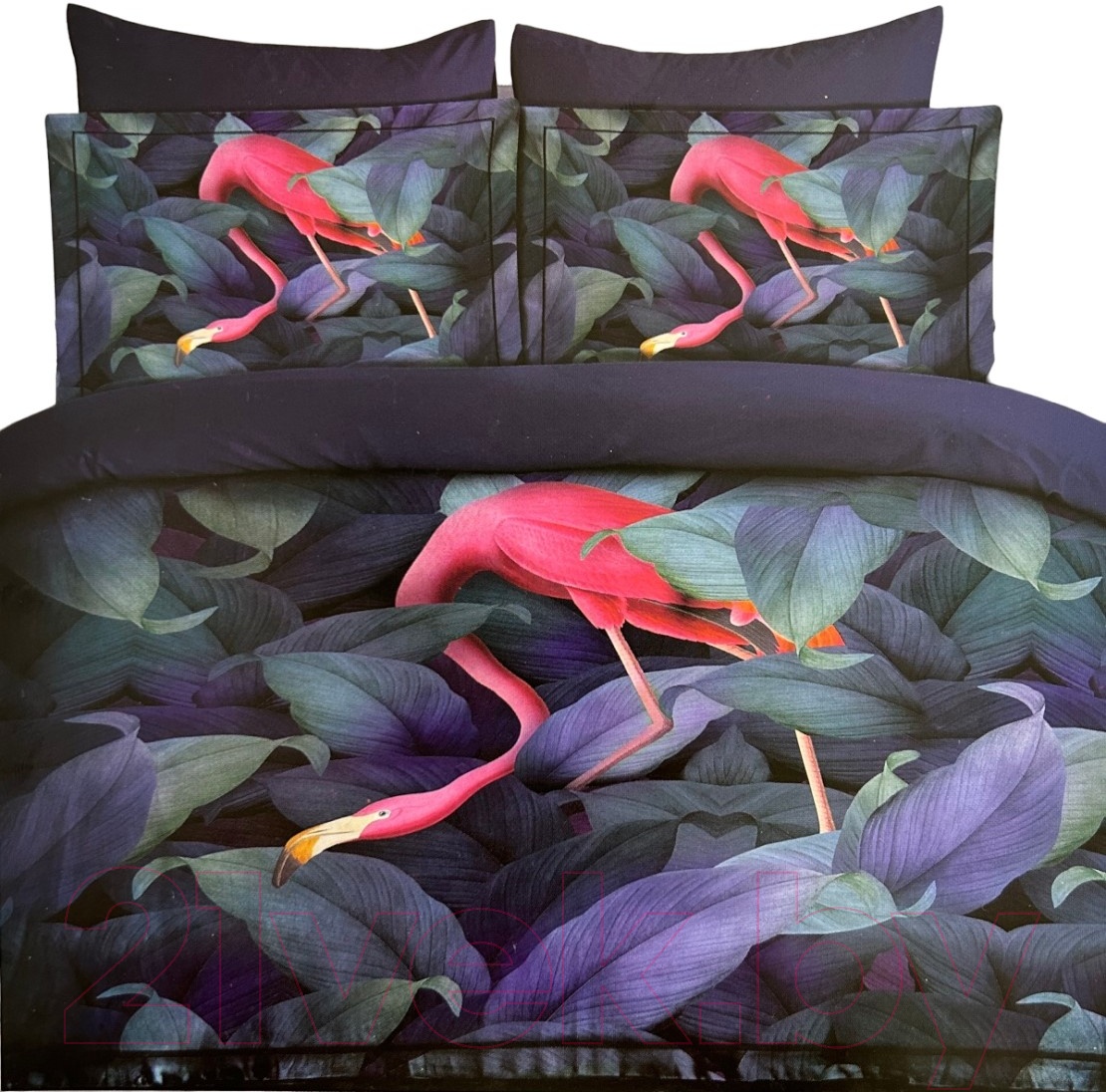 Комплект постельного белья Arya Digital Flamingo / 8680943233967
