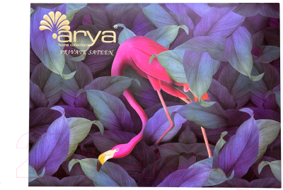 Комплект постельного белья Arya Digital Flamingo / 8680943233950 (200x220, зеленый)