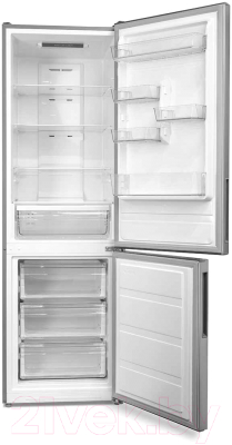 Холодильник с морозильником Centek CT-1732 NF Inox Multi 